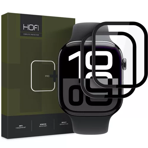 HOFI HYBRID PRO+ 2-PACK APPLE WATCH 10 (46 MM) tok, fekete
