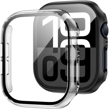   Tech-Protect Defense360 Tempered Glass Case Apple Watch 10 (46mm), átlátszó