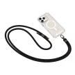 Tech-Protect C7S Rope Crossbody Strap Leash nyakpánt, fekete/fekete