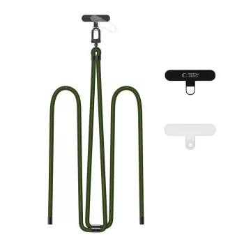 TECH-PROTECT C7S ROPE CROSSBODY STRAP nyakpánt zöld/fekete