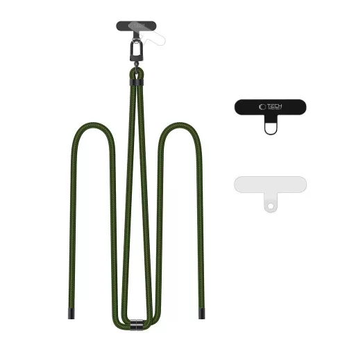 TECH-PROTECT C7S ROPE CROSSBODY STRAP nyakpánt zöld/fekete