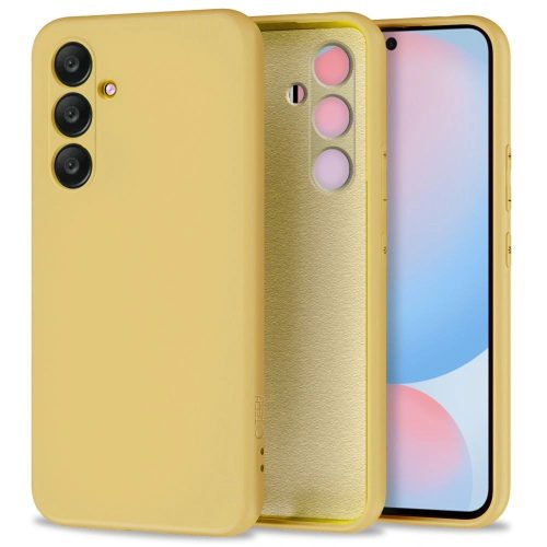 Tech-Protect Icon Case Samsung Galaxy S24 FE tok, sárga