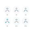 TECH-PROTECT UNIVERSAL TRAVEL ADAPTER FROM EU WHITE