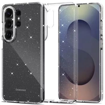   Tech-Protect FlexAir Case Samsung Galaxy S26 Ultra Glitter tok, átlátszó