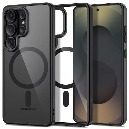 Tech-Protect Magmat MagSafe Case Samsung Galaxy S26 Ultra tok, átlátszó-fekete