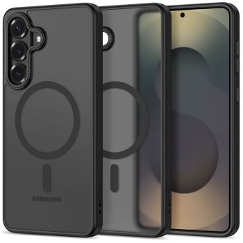   Tech-Protect MagCam MagSafe Case Samsung Galaxy S26 tok, matt fekete