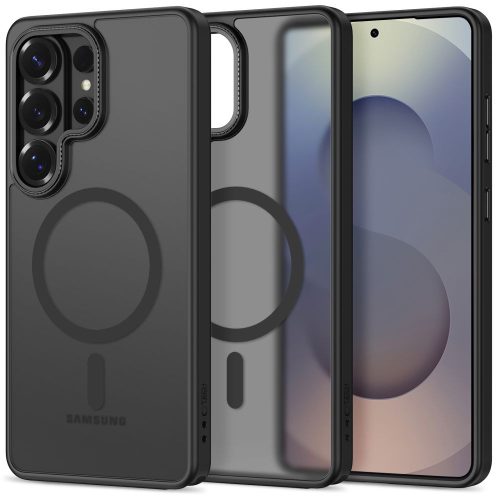 Tech-Protect MagCam MagSafe Case Samsung Galaxy S26 Ultra tok, matt fekete