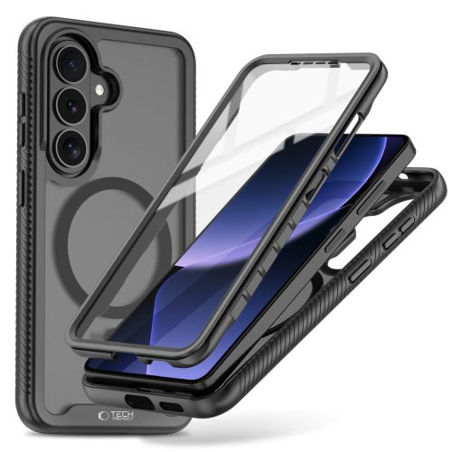 Tech-Protect Defense MagSafe Case Samsung Galaxy S26 tok, fekete