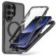 Tech-Protect Defense MagSafe Case Samsung Galaxy S26 Ultra tok, fekete