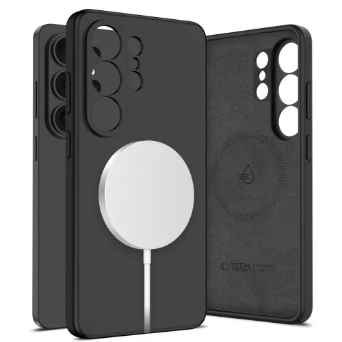 Tech-Protect Silicone MagSafe Case Samsung Galaxy S26 Ultra tok, fekete