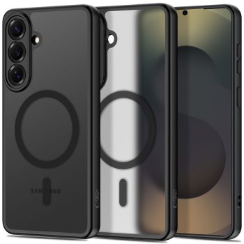   Tech-Protect BasicMag MagSafe Case Samsung Galaxy S26 tok, átlátszó-fekete