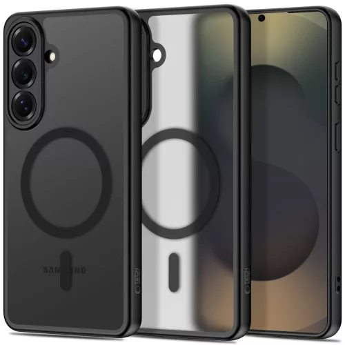 Tech-Protect BasicMag MagSafe Case Samsung Galaxy S26+ tok, átlátszó-fekete