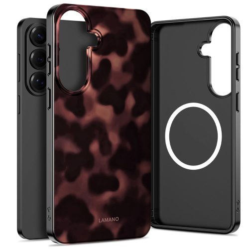 Tech-Protect Lamano MagSafe Case Samsung Galaxy S26 - tok, barna-fekete