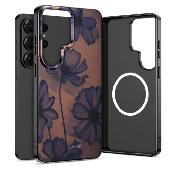   Tech-Protect Lamano MagSafe Case Samsung Galaxy S26 Ultra - tok, barna and tok, lila