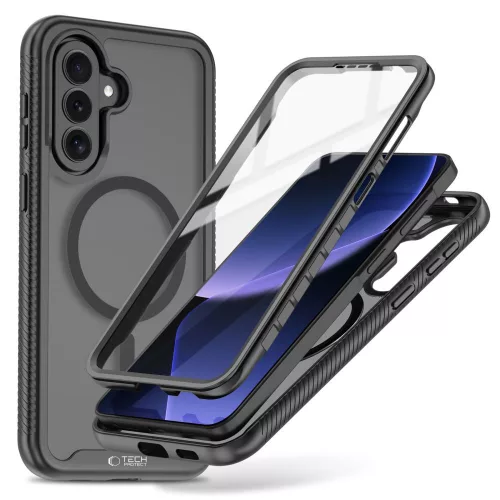 Tech-Protect Defense MagSafe Case Samsung Galaxy A57 5G tok, fekete