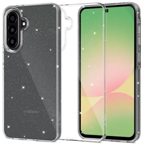 Tech-Protect FlexAir Case Samsung Galaxy A57 5G tok, glitteres átlátszó