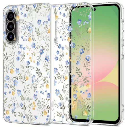 Tech-Protect FlexAir Case Samsung Galaxy A57 5G Multicolor Flowers tok, színes