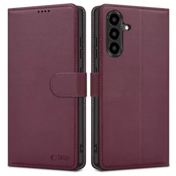 Tech-Protect Wallet Case Samsung Galaxy A57 5G tok, bordó