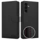 Tech-Protect Wallet Case Samsung Galaxy A57 5G tok, fekete-piros