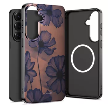   Tech-Protect Lamano MagSafe Case Samsung Galaxy A57 5G tok, barna-lila