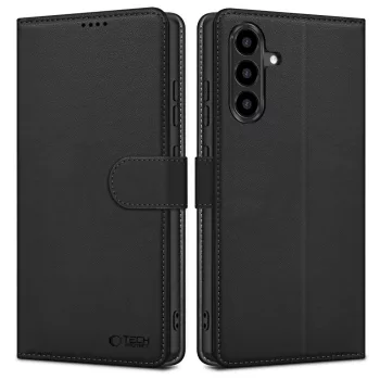   Tech-Protect Wallet Case Samsung Galaxy A36 / A56 / A37 5G tok, fekete