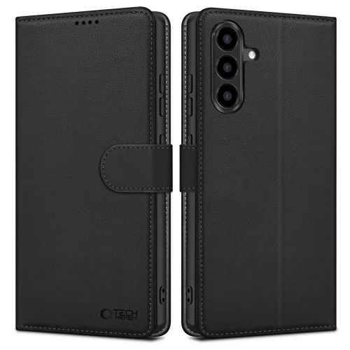 Tech-Protect Wallet Case Samsung Galaxy A36 / A56 / A37 5G tok, fekete