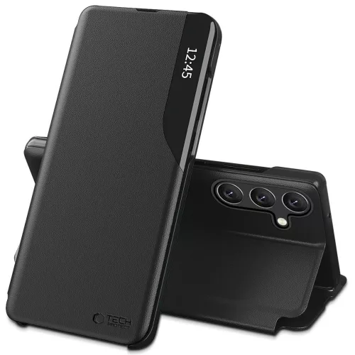 Tech-Protect Smart View Case Samsung Galaxy A37 5G tok, fekete
