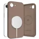Tech-Protect Silicone MagSafe Case iPhone 16E / 17E tok, barna
