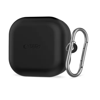   Tech-Protect Silicone Hook Case Samsung Galaxy Buds 4/4 Pro, tok, fekete