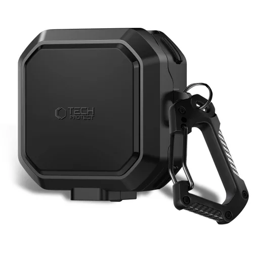 Tech-Protect Carbonox MagSafe Case Samsung Galaxy Buds 4/4 Pro, tok, fekete