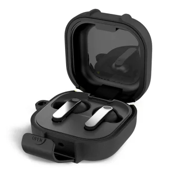   Tech-Protect Slim Hook Case Samsung Galaxy Buds 4/4 Pro, tok, fekete
