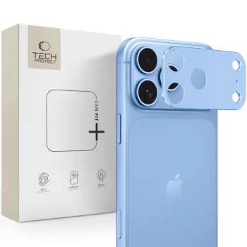 Tech-Protect CamAlloy Fit+ iPhone 18 Pro tok, világoskék