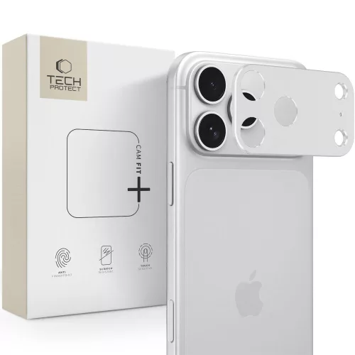 Tech-Protect CamAlloy Fit+ iPhone 18 Pro Max tok, ezüst