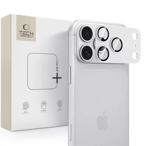 Tech-Protect Camfull Fit+ iPhone 18 Pro kameravédő, ezüst