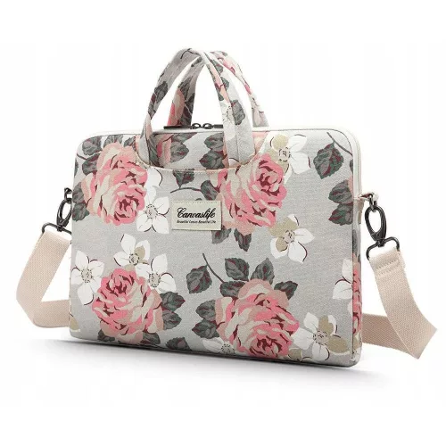 Canvaslife Briefcase bag a 15"-16" laptop táska, fehér-rózsaszín