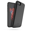Tech-Protect Battery Pack case iPhone 6 / 6S / 7 / 8 / SE 2020 / 2022 3200mAh power bank tok, fekete