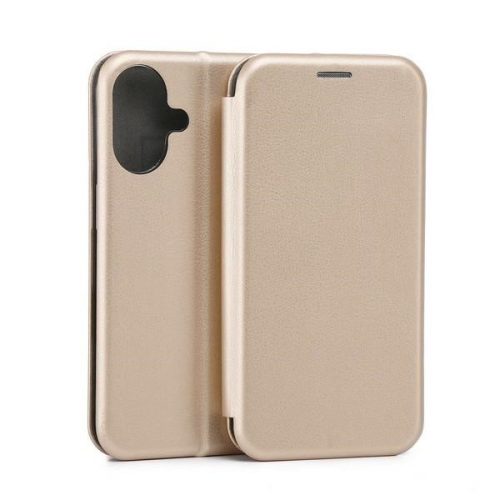 Beline Case Book Magnetic iPhone 16 6,1" tok, arany