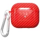 Beline AirPods Carbon Cover Air Pods 4 tok, piros