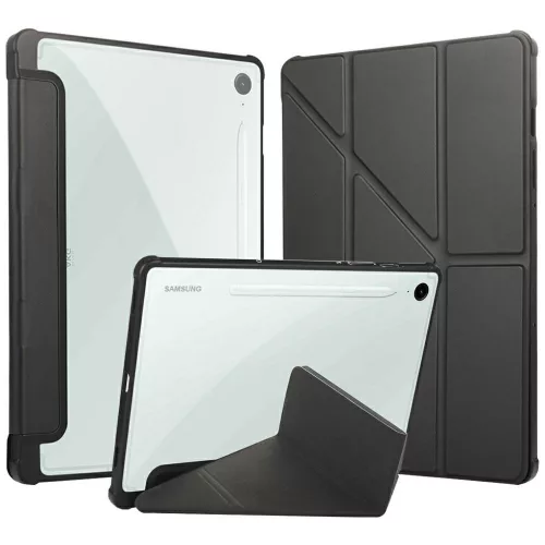Stand Samsung Tab S10 Ultra tablet tok, fekete
