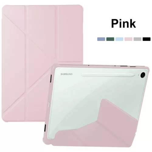 Stand Samsung Tab S10 Ultra tablet tok, rózsaszín