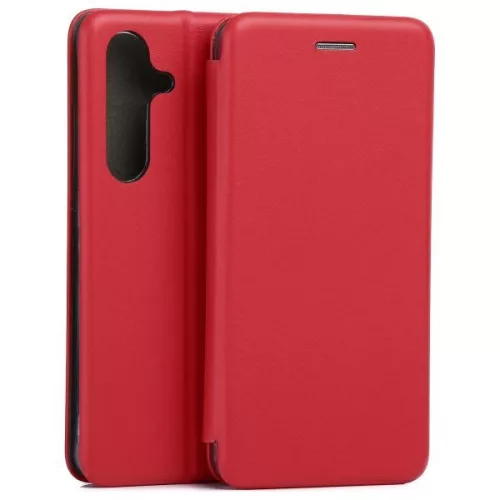 Beline Book Magnetic Samsung S25 tok, piros