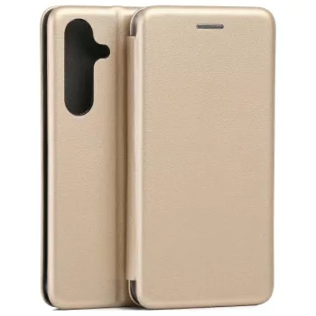 Beline Book Magnetic Samsung S25 tok, arany