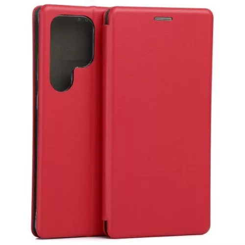 Beline Book Magnetic Samsung S25 Ultra tok, piros