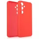 Beline Silicone Case Samsung S25 tok, piros