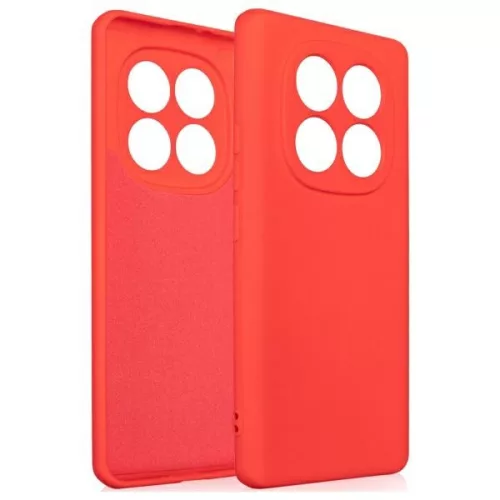 Beline Silicone Case Xiaomi Redmi Note 14 Pro tok, piros