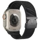 Beline óraszíj Apple Watch Oblique         42/44/45/49mm tok, fekete