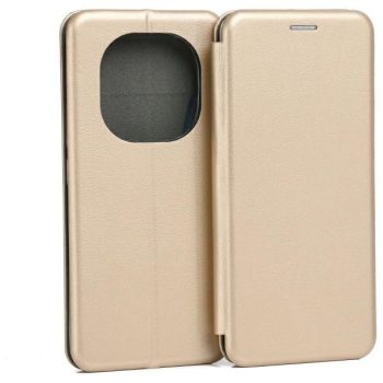   Beline Book Magnetic oldalra nyíló tok Xiaomi Redmi Note 14 Pro 5G tok, arany