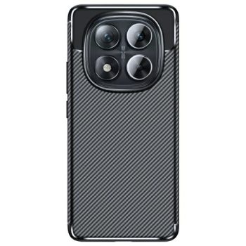   Beline Carbon Armor tok Xiaomi Redmi Note 14 Pro 5G tok, fekete