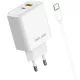Beline hálózati töltő 45W + kábel USB-C BLN2CW45C, fehér
