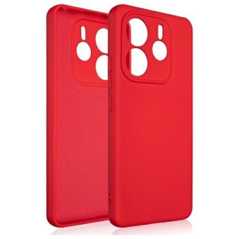 Beline Silicone tok Xiaomi Redmi Note 14 5G tok, piros